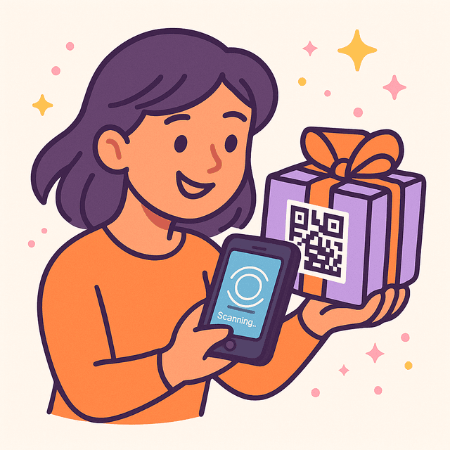 Scan a QR tag